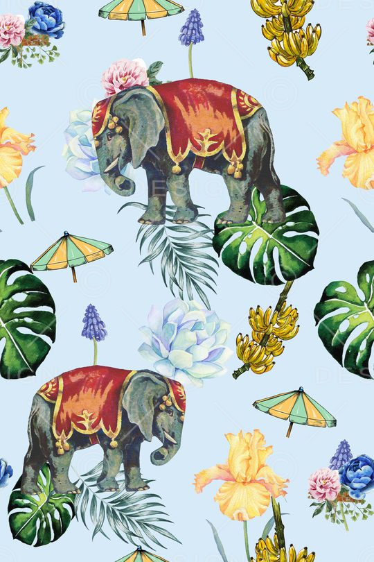 植物印花华亿平台图片