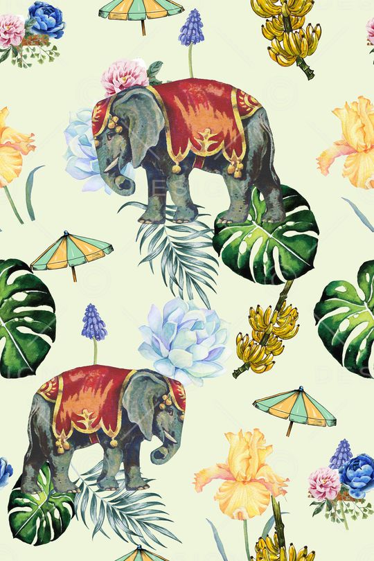 植物印花华亿平台图片