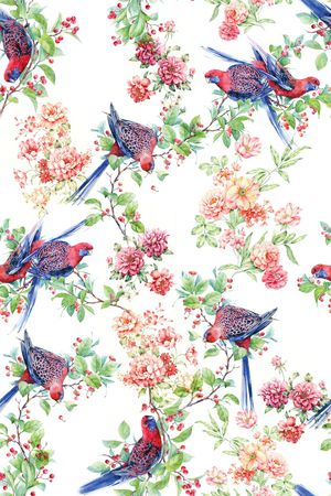 真丝印花华亿平台图片