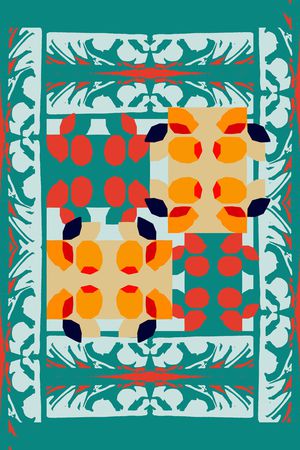 抽象印花华亿平台图片