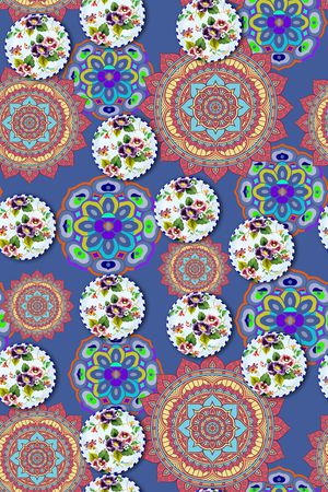 民族风印花华亿平台图片