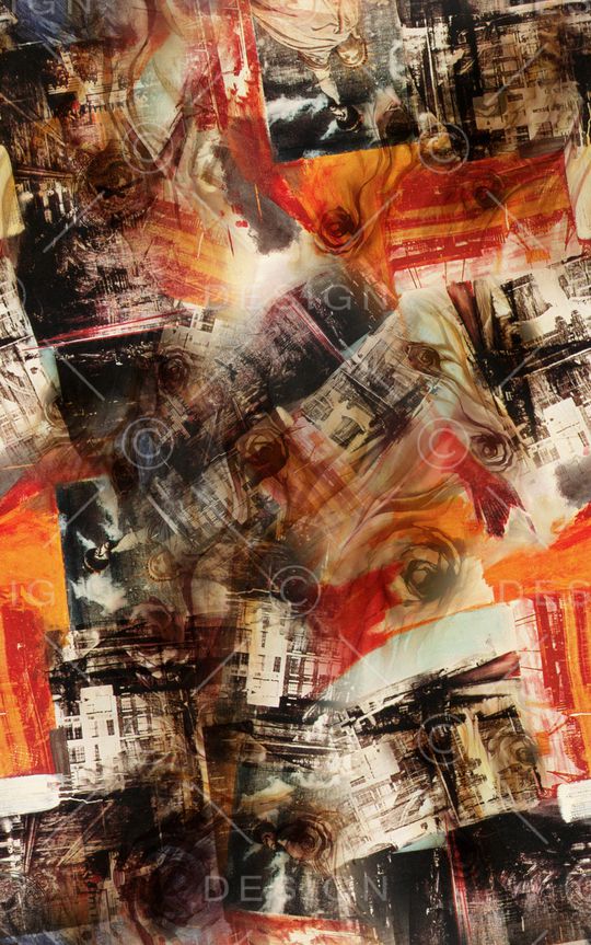 抽象印花华亿平台图片