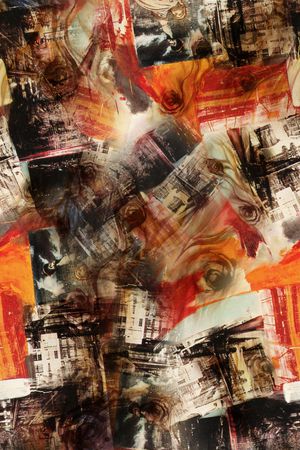 抽象印花华亿平台图片