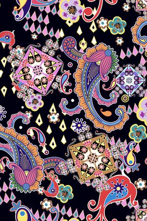 中老年印花华亿平台图片