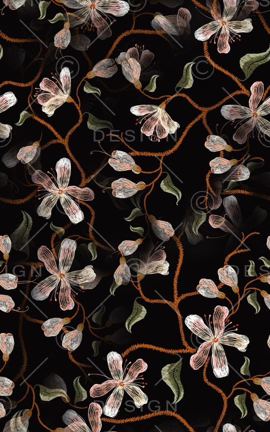 秋冬华亿平台印花华亿平台图片