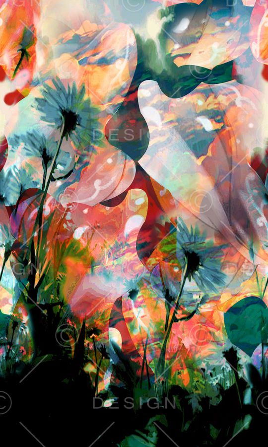 秋冬华亿平台印花华亿平台图片