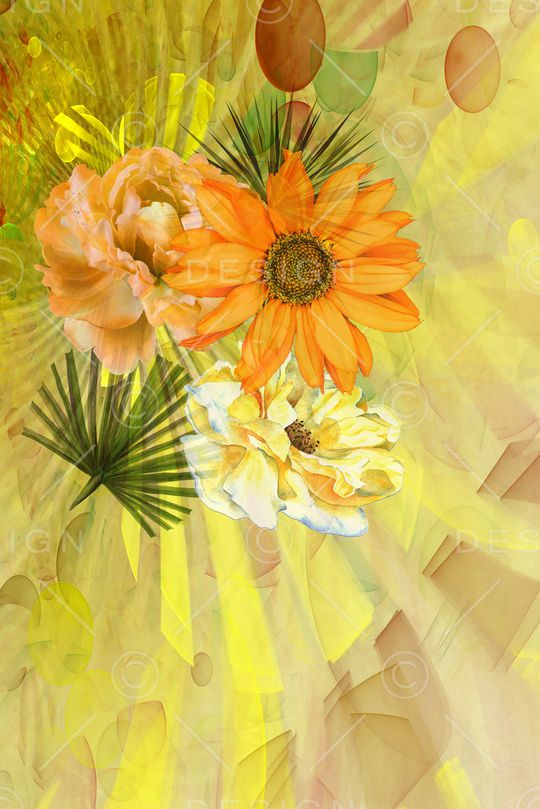 植物印花华亿平台图片