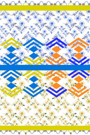 几何印花华亿平台图片