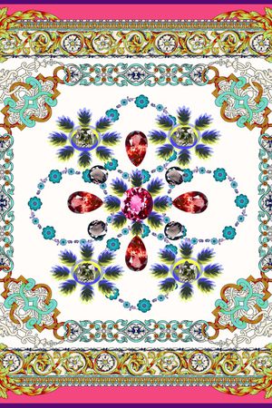 大牌风印花华亿平台图片