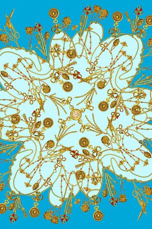 欧式定位花印花华亿平台图片