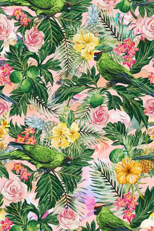 棕榈树印花华亿平台图片