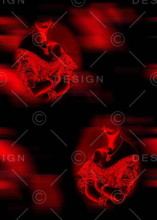 抽象印花华亿平台图片