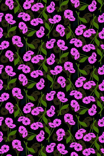 909105-矢量花卉　花枝--2