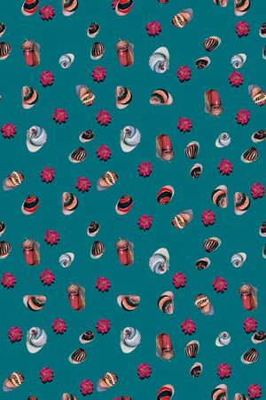 贝壳印花华亿平台图片