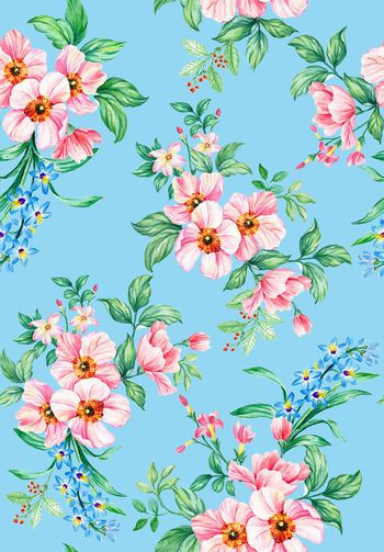 909246-手绘柔美花卉 -2 