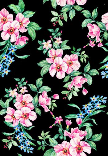 909247-手绘柔美花卉 -3 