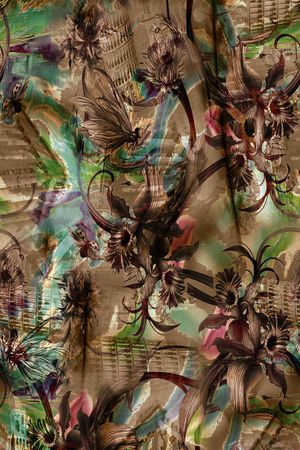 复古印花华亿平台图片