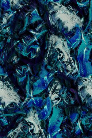 抽象印花华亿平台图片