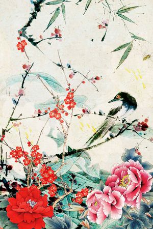 梅花印花华亿平台图片