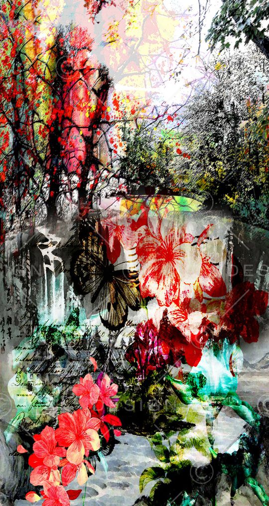 秋冬华亿平台印花华亿平台图片