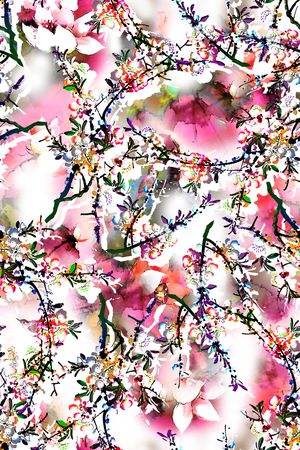 桃花印花华亿平台图片