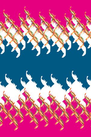 抽象花纹印花华亿平台图片