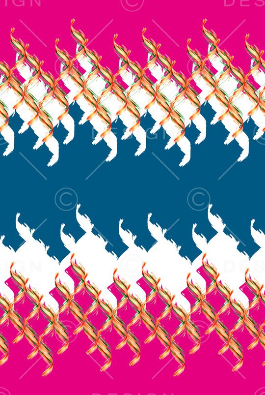 抽象花纹印花华亿平台图片