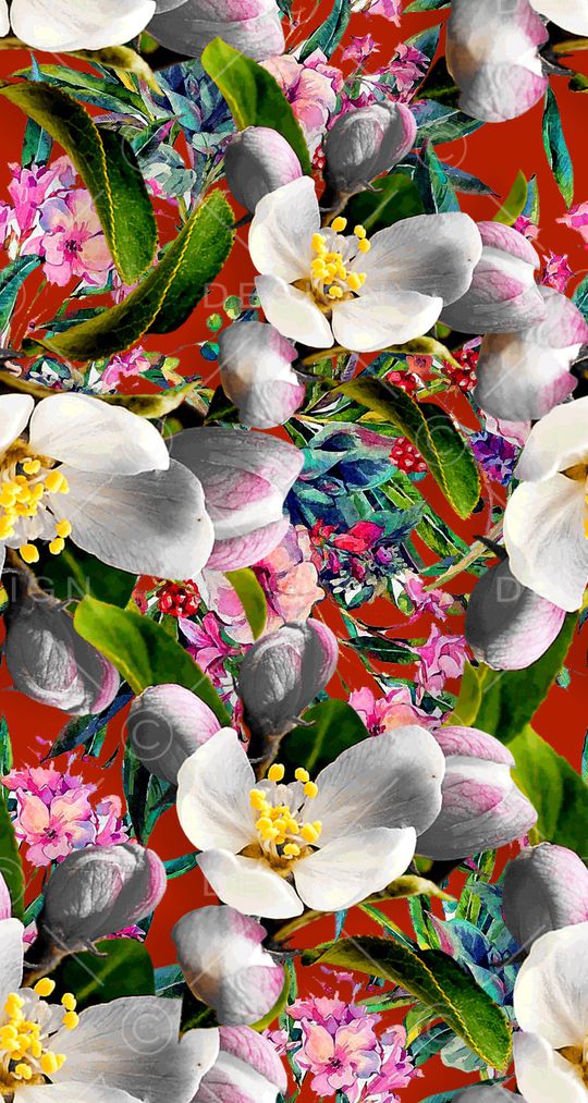 植物印花华亿平台图片