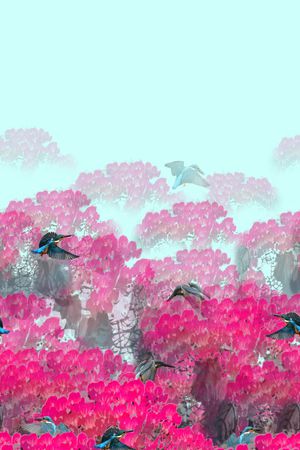 定位花印花华亿平台图片