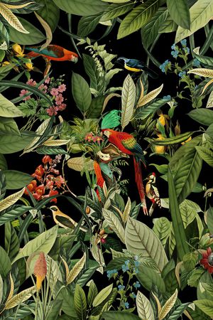 植物印花华亿平台图片