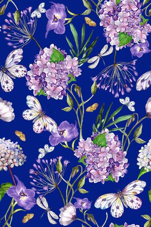 彩底花卉印花华亿平台图片