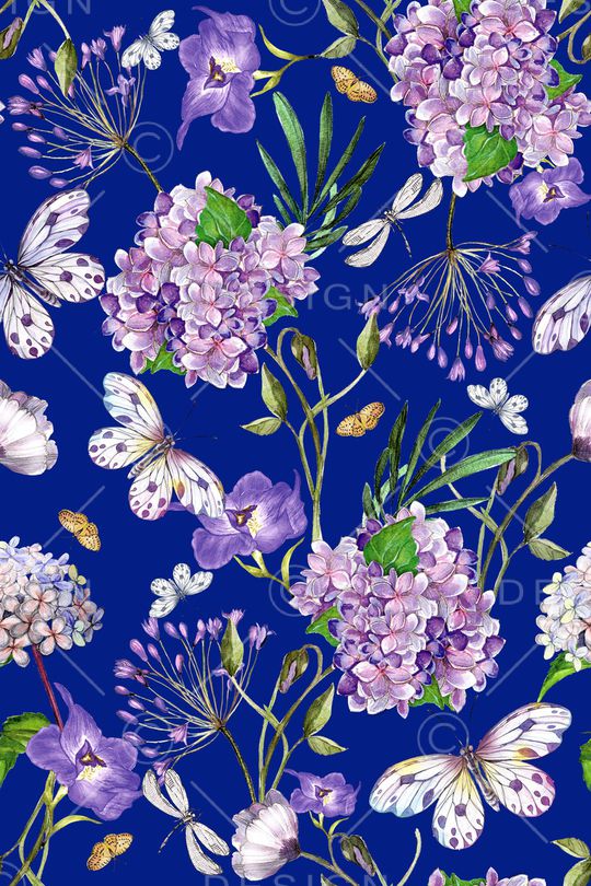 彩底花卉印花华亿平台图片