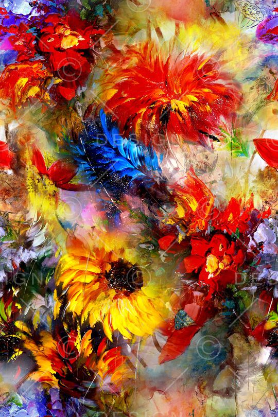 抽象印花华亿平台图片