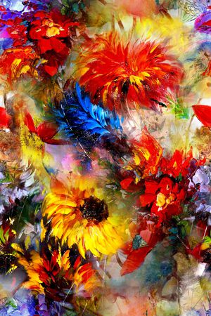 抽象印花华亿平台图片