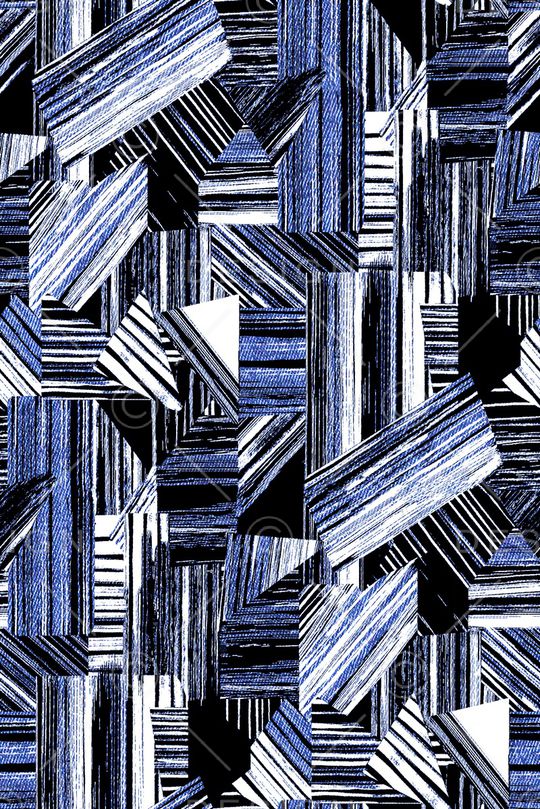 几何印花华亿平台图片