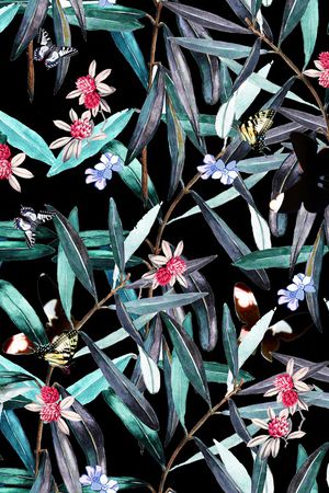 植物印花华亿平台图片