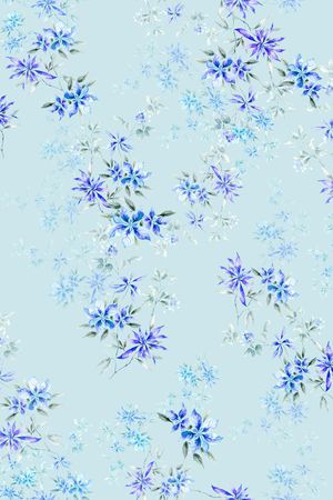 小碎花印花华亿平台图片