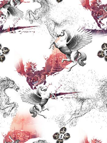 动物印花华亿平台图片