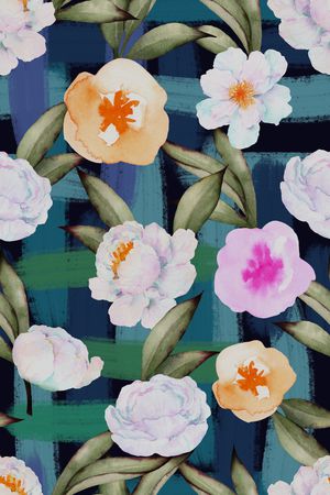 中老年印花华亿平台图片