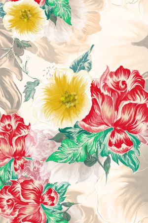 植物印花华亿平台图片