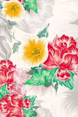 植物印花华亿平台图片