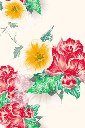 植物印花华亿平台图片