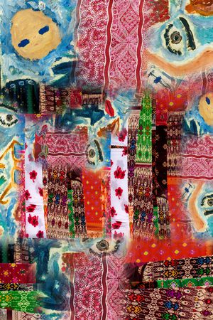 抽象印花华亿平台图片