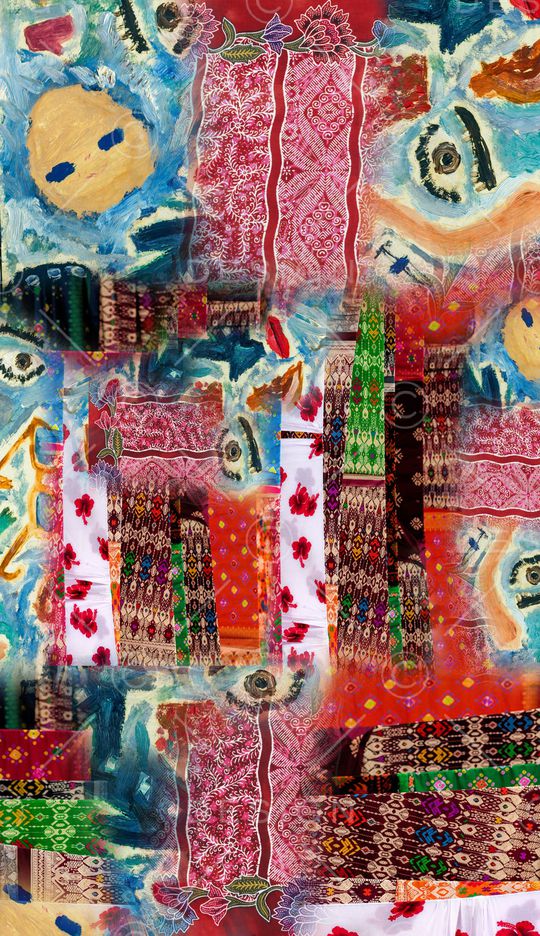 抽象印花华亿平台图片