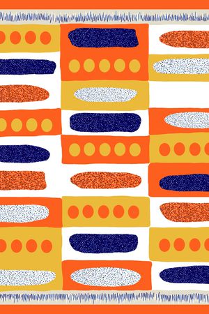 几何印花华亿平台图片