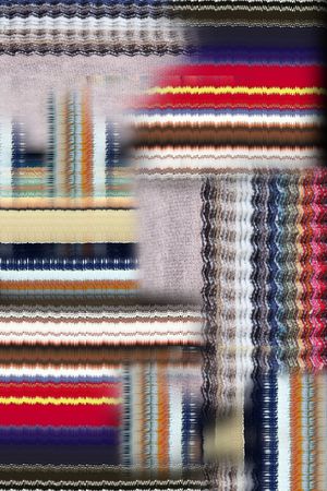 条纹印花华亿平台图片