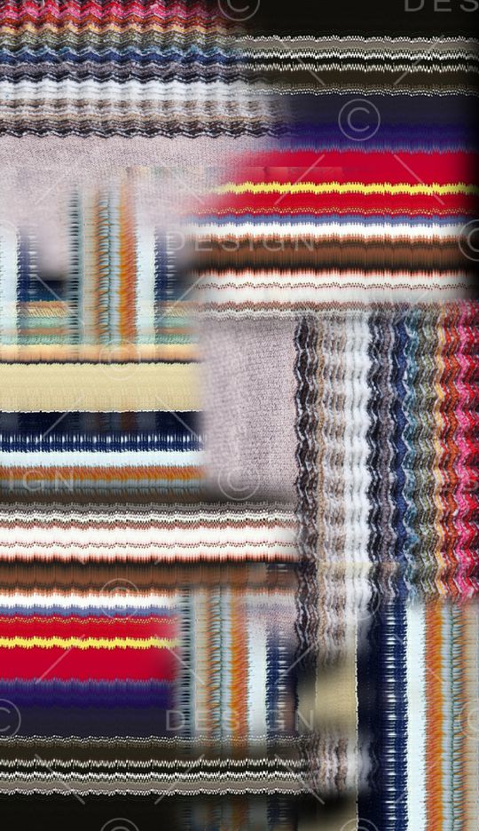 条纹印花华亿平台图片