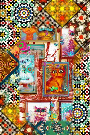 油画华亿平台印花华亿平台图片