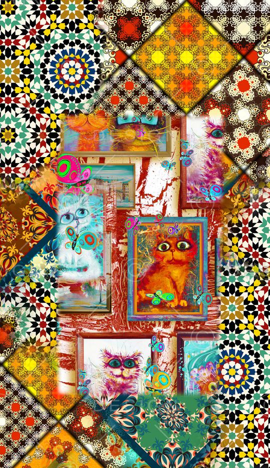 油画华亿平台印花华亿平台图片