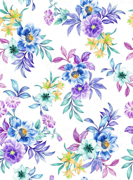 植物印花华亿平台图片